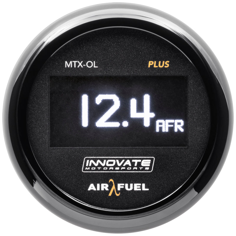 Innovate MTX-OL PLUS Wideband Digital Air/Fuel Ratio OLED Gauge Kit 8ft w/O2 Sensor Gauges Innovate Motorsports   