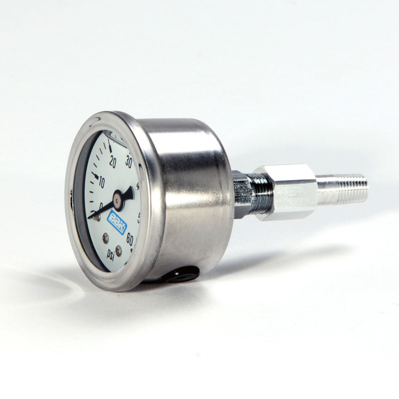BBK Liquid Filled EFI Fuel Pressure Gauge 0-60 PSI Gauges BBK   