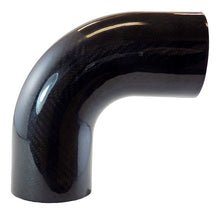 Load image into Gallery viewer, Carbon Fiber Intake Elbow 3.5&quot; X 90 Degree Carbon Fiber Intake Tubing Affinis Motor Sports   