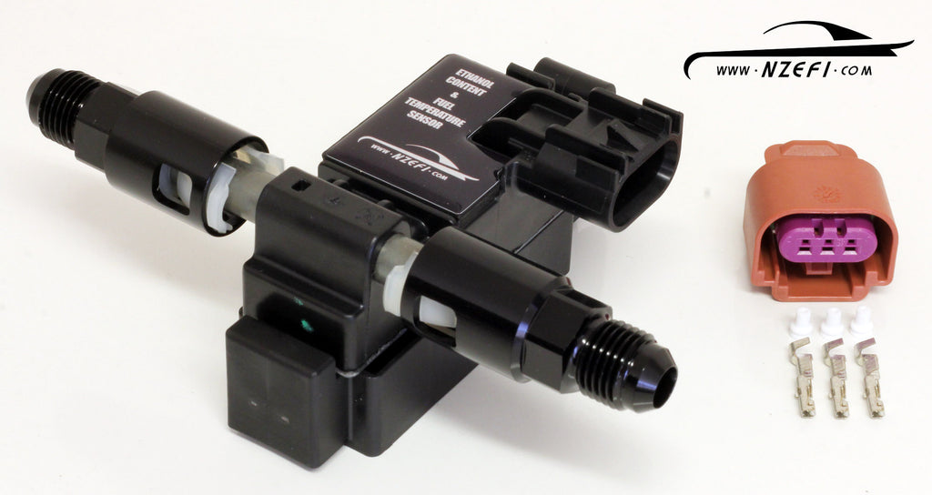 Ethanol Content Sensor (Flex Fuel Sensor) Sensors NZEFI -6AN FITTINGS  