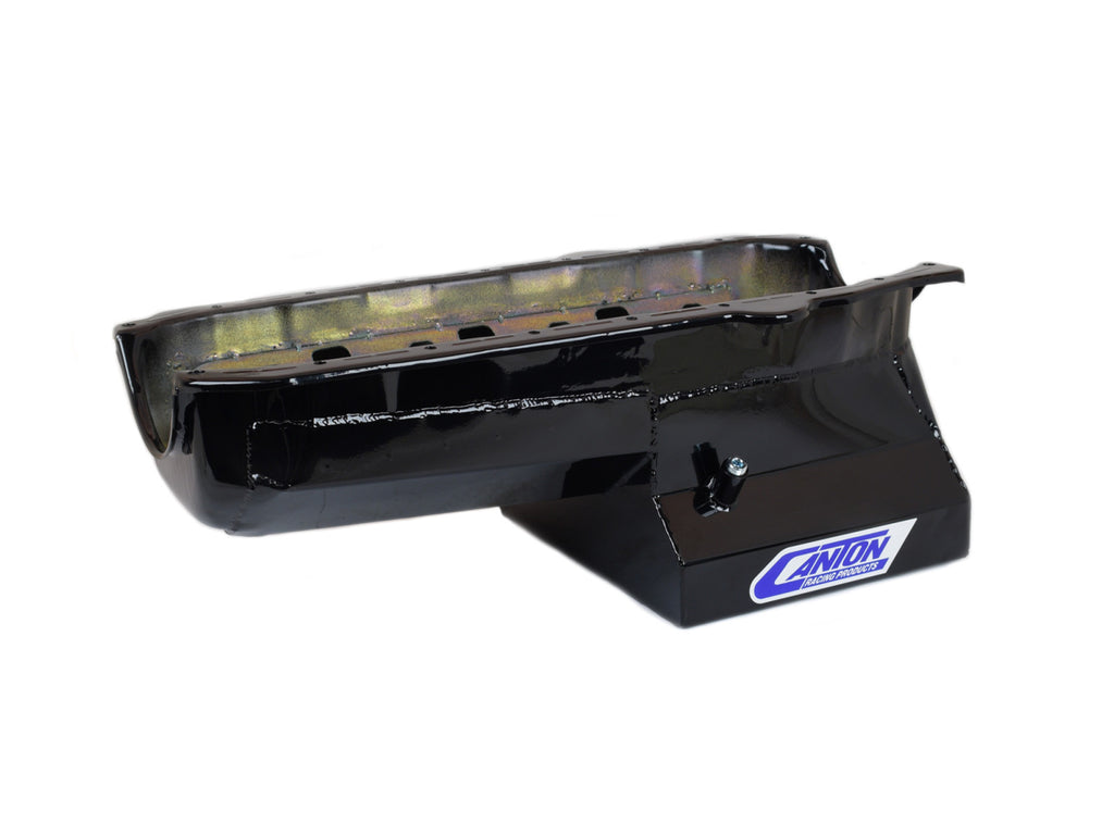 Canton 13-104BLK Oil Pan Small Block Chevy Pre-1985 Drag Race Power Series Pan  Canton Racing Products Default Title  