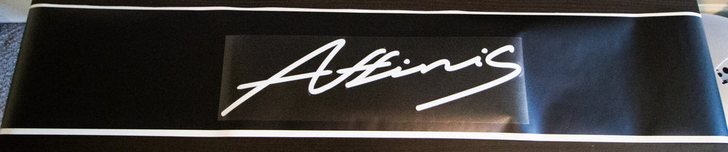 Affinis Motorsports Black/White Windshield Banner Sticker Affinis Motor Sports   