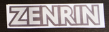 ZENRIN sticker Black/Chrome