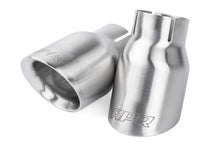 Load image into Gallery viewer, APR Double-Walled 3.5&quot; Slash-Cut Tips (Brushed Silver) - Set of 2 Exhaust Tips APR   