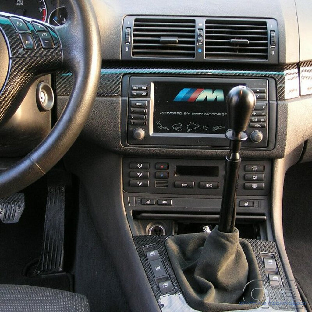 CAE Ultra Shifter BMW E30 E36 E46 Black with White Shift Knob  CAE Shifting Technology   