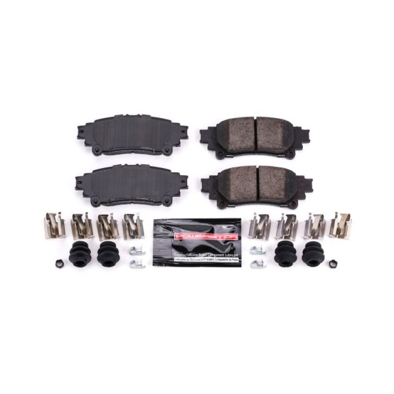 Power Stop 10-15 Lexus RX350 Rear Z23 Evolution Sport Brake Pads w/Hardware Brake Pads - Performance PowerStop   