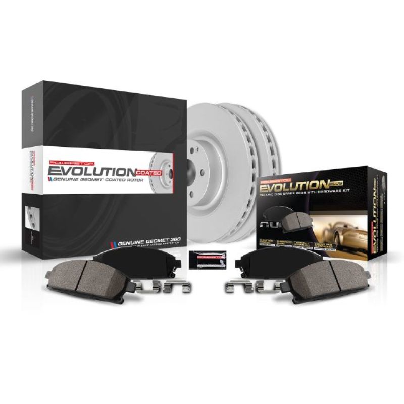 Power Stop 07-12 Lexus ES350 Rear Z17 Evolution Geomet Coated Brake Kit Brake Kits - Performance Blank PowerStop   