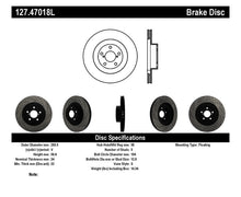 Load image into Gallery viewer, StopTech 02-10 Subaru WRX Slotted &amp; Drilled Left Front Rotor (exc. STi) Brake Rotors - Slot &amp; Drilled Stoptech   