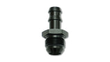 Vibrant Male -8AN to 3/8in Hose Barb Straight Aluminum Adapter Fitting