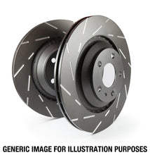 Load image into Gallery viewer, EBC 00-05 Ford Excursion 5.4 4WD USR Slotted Front Rotors Brake Rotors - Slotted EBC   