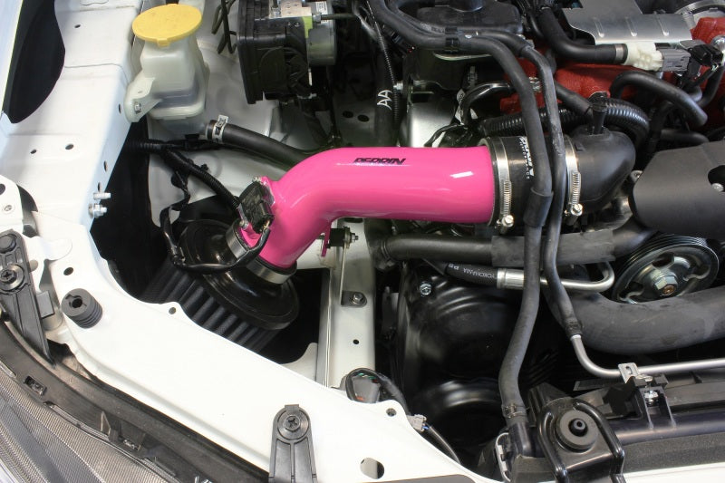 Perrin 18-21 Subaru STI Cold Air Intake - Hyper Pink Cold Air Intakes Perrin Performance   