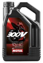 Load image into Gallery viewer, Motul 4L Synthetic-ester 300V Factory Line Road Racing 10W40 Motor Oils Motul   