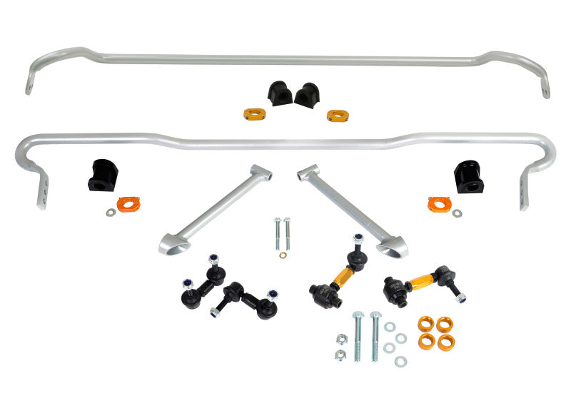 Whiteline 08-10 Subaru WRX Front And Rear Sway Bar Kit 22mm Sway Bars Whiteline   