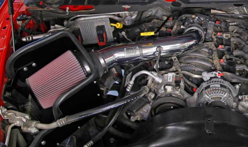 K&N 2013 Dodge Ram 1500 V8-4.7L High Flow Performance Air Intake Kit Cold Air Intakes K&N Engineering   