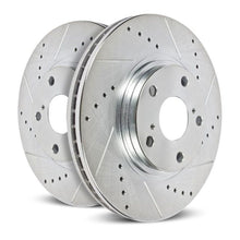 Load image into Gallery viewer, Power Stop 13-22 Ford F-350 Super Duty Rear Right Evolution Drilled &amp; Slotted Rotor Brake Rotors - Slot &amp; Drilled PowerStop   