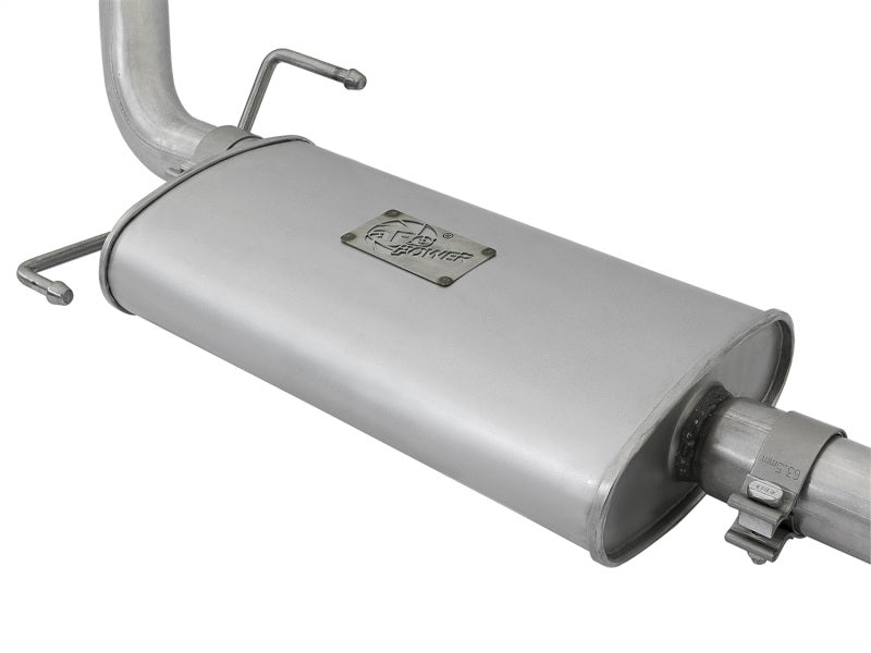 aFe Scorpion 2-1/2in Alum Steel Cat-Back Exhaust w/ Polished Tips 07-17 Toyota FJ Cruiser V6 4.0L X Pipes aFe   