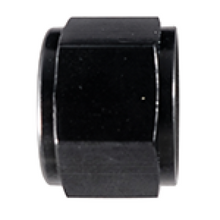 Load image into Gallery viewer, Fragola -3AN Aluminum Flare Cap - Black Fittings Fragola   