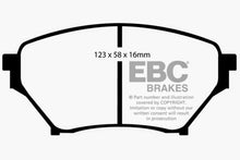 Load image into Gallery viewer, EBC 01-03 Mazda Miata MX5 1.8 (Sports Suspension) Yellowstuff Front Brake Pads Brake Pads - Performance EBC   