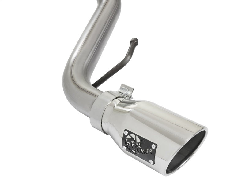 aFe Scorpion 2-1/2in Alum Steel Cat-Back Exhaust w/ Polished Tips 07-17 Toyota FJ Cruiser V6 4.0L X Pipes aFe   