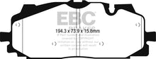 Load image into Gallery viewer, EBC 2016+ Audi Q7 Yellowstuff Front Brake Pads Brake Pads - Performance EBC   
