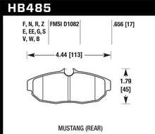 Load image into Gallery viewer, Hawk 05-14 Ford Mustang DTC-50 Rear Brake Pads Brake Pads - Racing Hawk Performance   