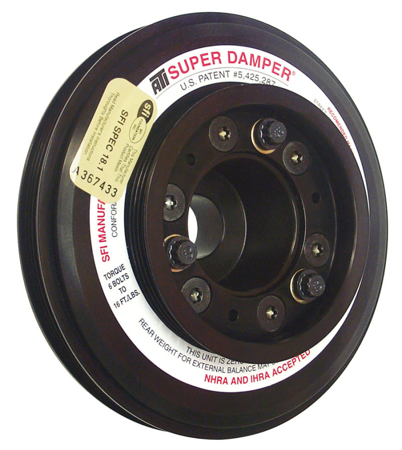 ATI Damper - 7.45in - Alum - (3) 4 Grv - Nissan RB26 R32 - 1000 HP - 2 Ring - 1Pc Crankshaft Dampers ATI   