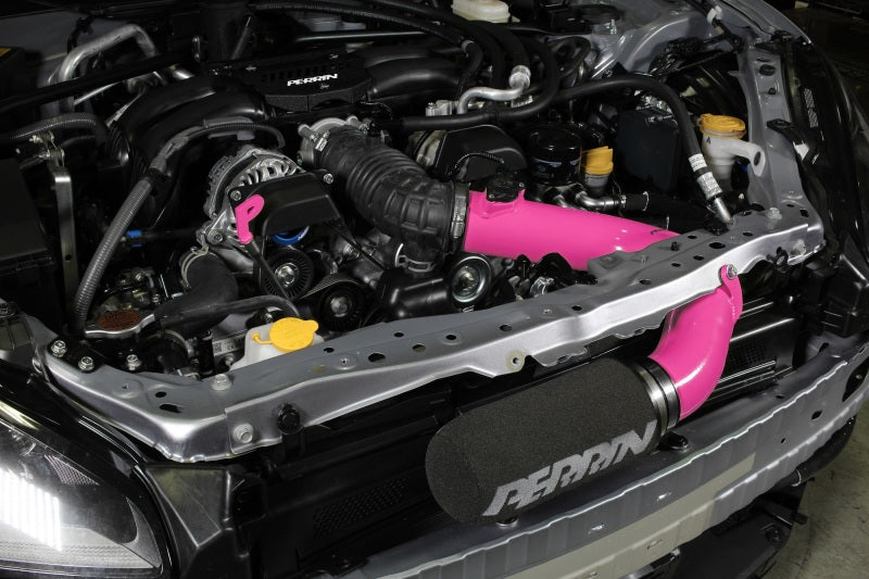 Perrin 22-23 Subaru BRZ/GR86 Cold Air Intake - Hyper Pink Cold Air Intakes Perrin Performance   