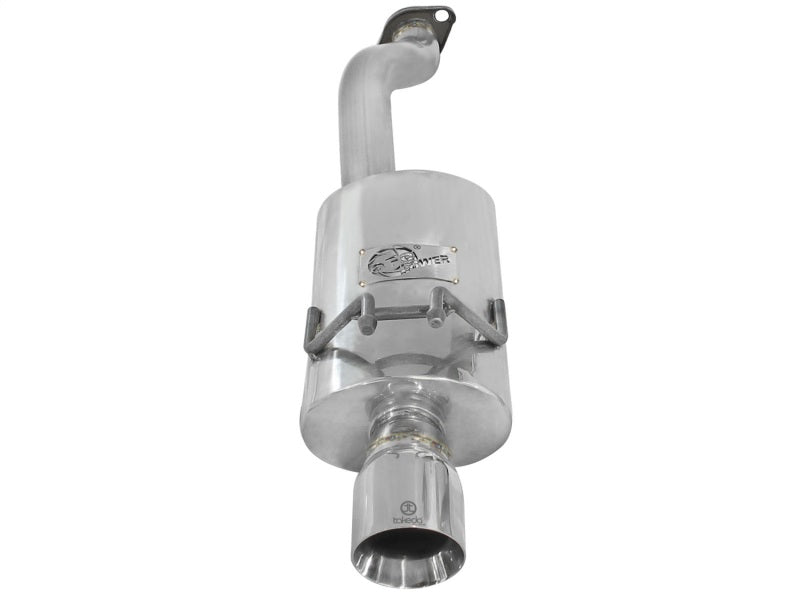 aFe Takeda Exhaust 2.5in Dia 304SS Axle-Back w/Polished Tip 06-11 Honda Civic EX Sedan L4 1.8L Axle Back aFe   