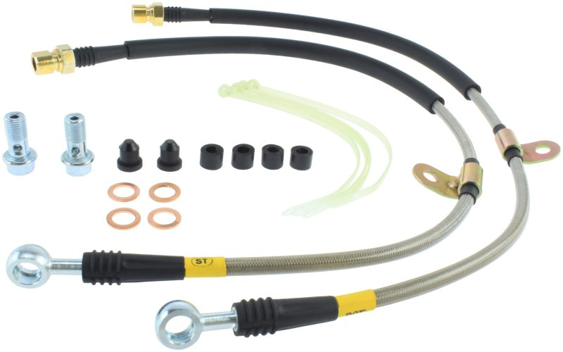 StopTech Stainless Steel Front Brake Lines 12-14 Ford Raptor Brake Line Kits Stoptech   