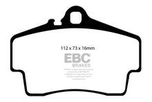 Load image into Gallery viewer, EBC 98-05 Porsche 911 (996) (Cast Iron Rotor only) 3.4 Carrera 2 Bluestuff Rear Brake Pads Brake Pads - Racing EBC   