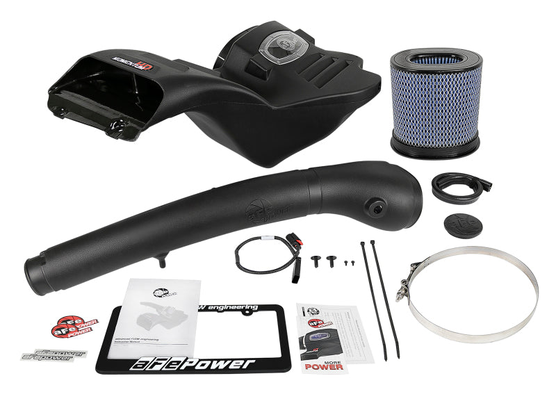 aFe Momentum HD PRO 10R Cold Air Intake System 18-19 Ford F-150V6-3.0L (td) Cold Air Intakes aFe   