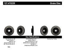 Load image into Gallery viewer, StopTech 05-10 Subaru Impreza WRX/STi Slotted &amp; Drilled Right Front Rotor Brake Rotors - Slot &amp; Drilled Stoptech   