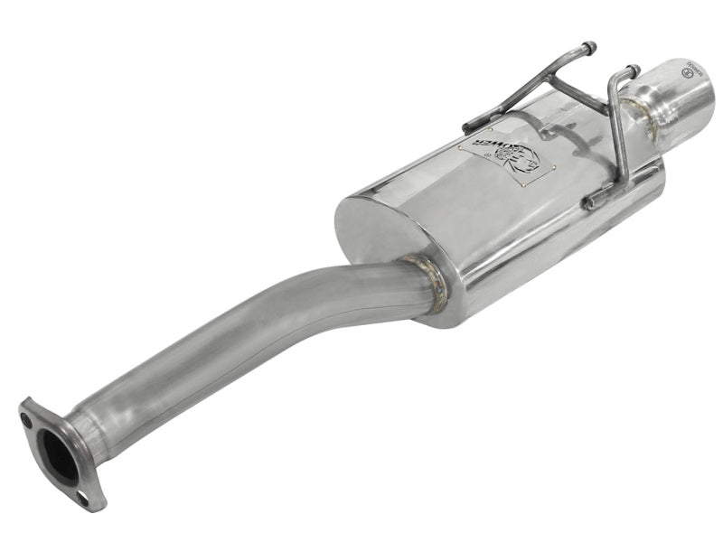 aFe Takeda Exhaust 2.5in Dia 304SS Axle-Back w/Polished Tip 06-11 Honda Civic EX Sedan L4 1.8L Axle Back aFe   