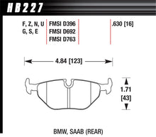Load image into Gallery viewer, Hawk 95-99 BMW M3 E36 Performance Ceramic Street Rear Brake Pads Brake Pads - Performance Hawk Performance   