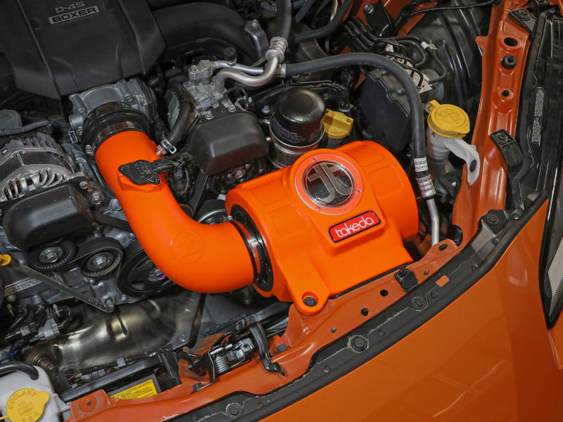 aFe 22-23 Toyota GR86 / Subaru BRZ Takeda Momentum Pro 5R Orange Edition Cold Air Intake System Cold Air Intakes aFe   