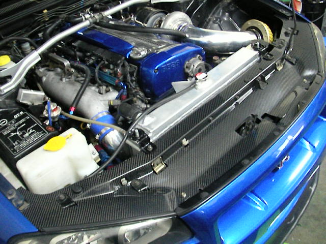 Juratech Carbon Fiber Nissan Skyline GTR R34 Cooling Panel Cooling Panel Juratech   