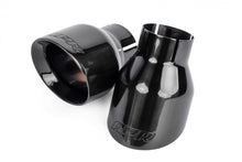 Load image into Gallery viewer, APR Double-Walled 4&quot; Slash-Cut Tips (Polished Diamond Black) - Set of 2 Exhaust Tips APR   