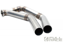 Load image into Gallery viewer, Full Race Mitsubishi Evo 4-9 4G63 T3 ProStreet Dual 44mm Dumptube Downpipe Full Race   