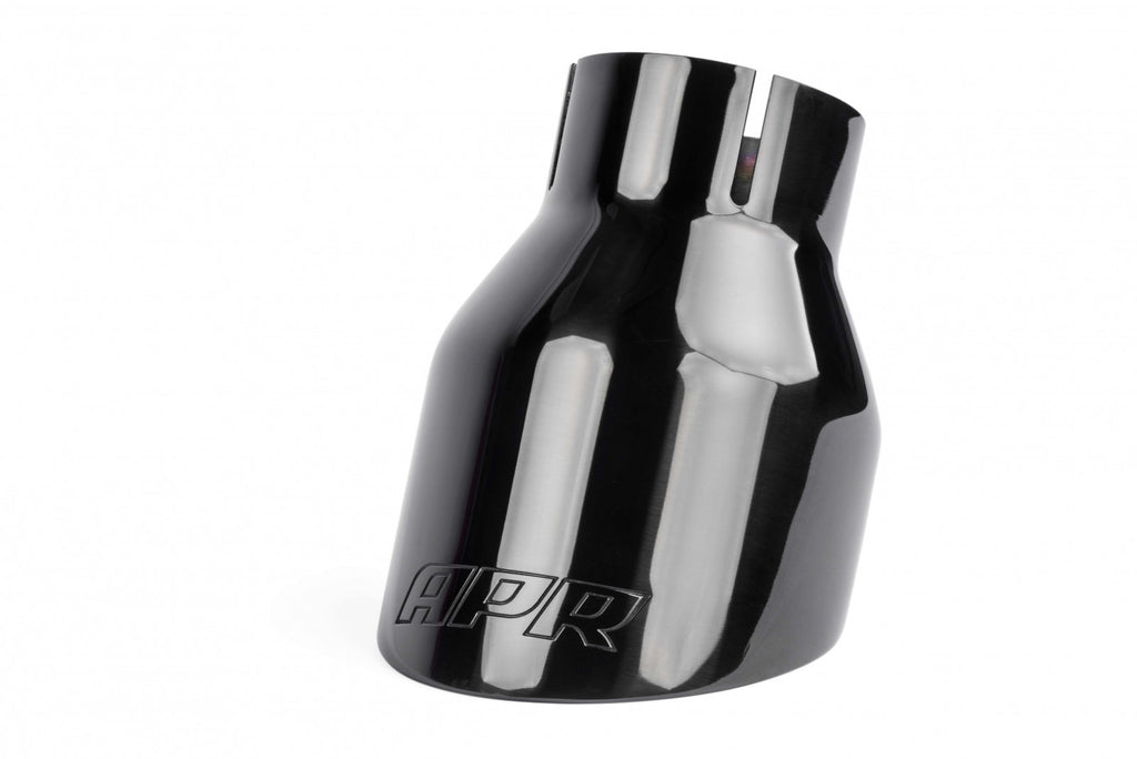 APR Double-Walled 4" Slash-Cut Tips (Polished Diamond Black) - Set of 2 Exhaust Tips APR Default Title  