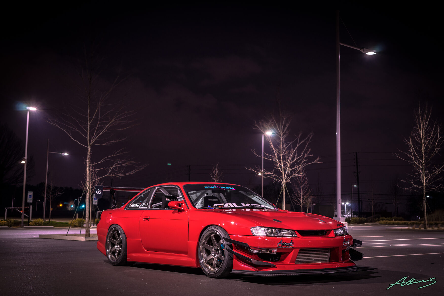 Affinis S14 at night